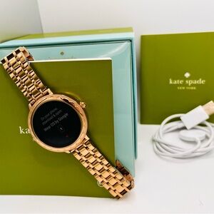 Kate Spade Scallop Women's Smartwatch Gold Tone Stainless Steel